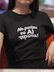 Should I Ask Ai Women's Black T-shirt 2 Extra Large