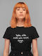 Tricou Am Venit Am Văzut Am Plecat Pentru Femei Negru 2 Extra Large Bumbac