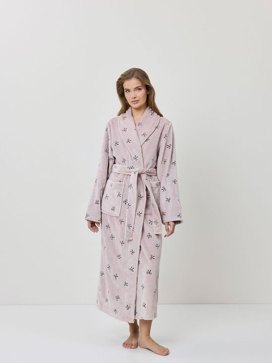 Aruelle Winter Women's Robe Rosa