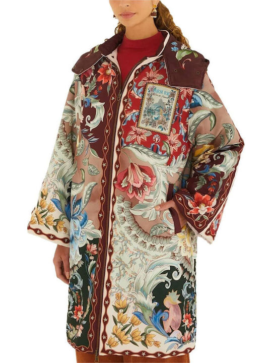 Farm Rio Women's Lunar Boho Multicolor Coat