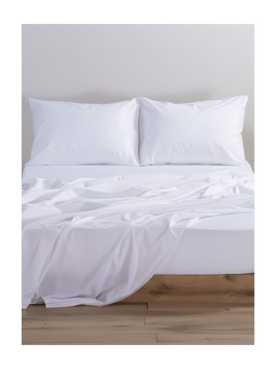 Nef-Nef Homeware Basic Чаршаф за спалня с Ласти...