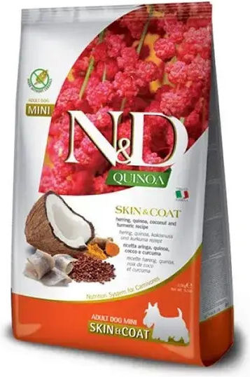 Quinoa 2.5kg Dry Food for Adult Small-Breed Dogs with Herring