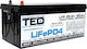 Lifepo4 Battery 25.6v 150ah 3840wh Multifunctional Smart Bms App Monitoring – Ted Electric