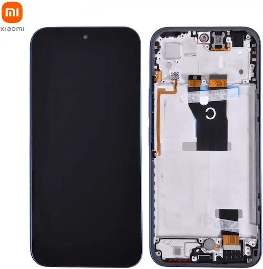 Originaldisplay mit Rahmen Xiaomi Redmi 17 5G Global Version Blau Service Pack 5600080036300