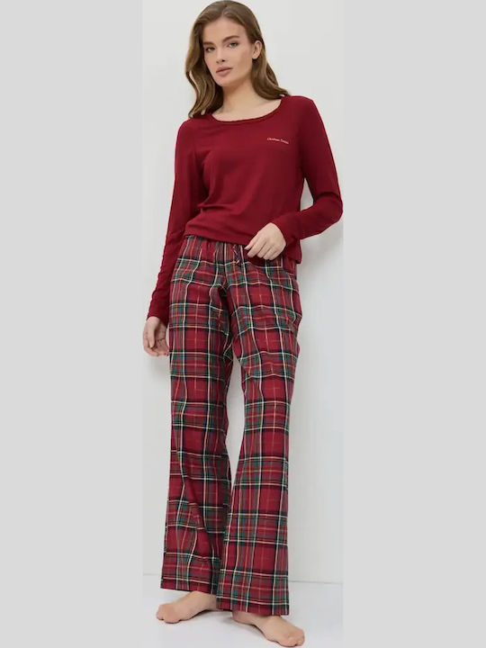 Aruelle Winter Women's Red Pyjama Set Chrissy