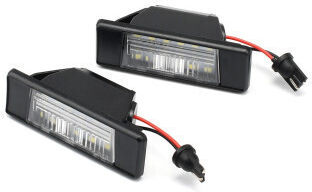 Led License Plate Light Set Compatible Nissan X-trail Qashqai March Smartic Model Sma-000505
