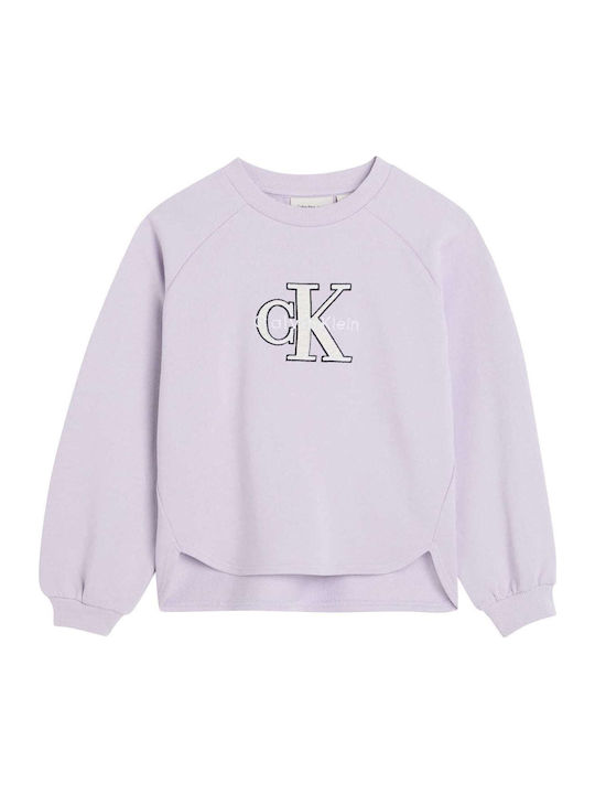 Kinder-Sweatshirt Lila