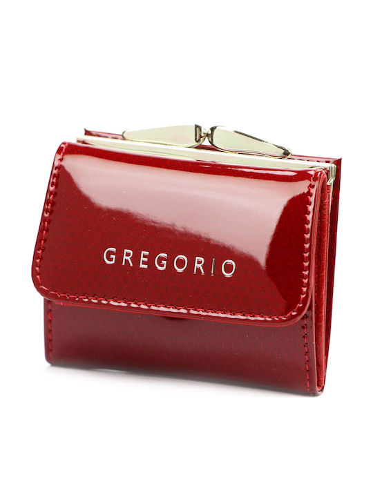 Gregorio Stylish Small Γυναικείο Πορτοφόλι Κόκκινο