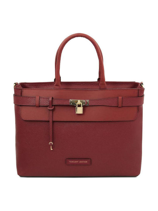 Tuscany Leather Δερμάτινη Γυναικεία Τσάντα Ώμου...