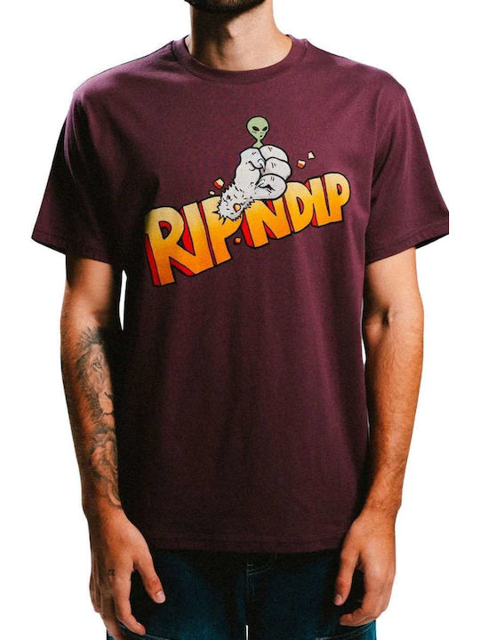 Rip N Dip Stronger T-shirt Burgundy