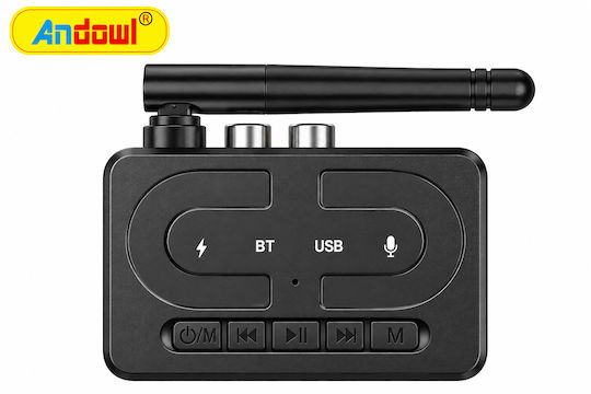 Andowl Q-au6 Bluetooth-Audio-Empfänger Sender Aux 2.1 Auto