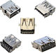 USB-Stecker USB Type-A für Laptop Lenovo Ideapad S145-15igm S145-14iwl S145-14ast S145-15iwl L340-15iwl Touch L340-15api L340-15iwl Cj08t Dc23300mm00 Dc23300ml00 USB 2.0 Buchse Anschluss Port Connector Art.-Nr. 1-usb090