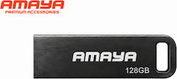 Amaya 128GB USB 2.0 Μαύρο Amaya 128GB USB 2.0 Μαύρο