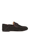 Suede Women's Loafers in Brown