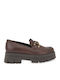 Leather Women's Loafers in Brown