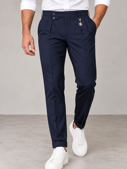 Manuel Ritz Tokyo Men's Trousers Blue