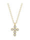 Chrilia 9K Gold Cross with Chain