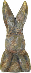 Artekko Animal Многоцветен Декоративен Заек от Магнезий 23.5x20x51.5 Cm