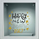 Χριστουγεννιάτικο Αυτοκόλλητο - Happy New Year 24 - 120cm X 120cm