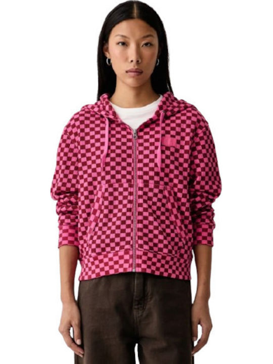 Short Women's Athletic Jacket Pink