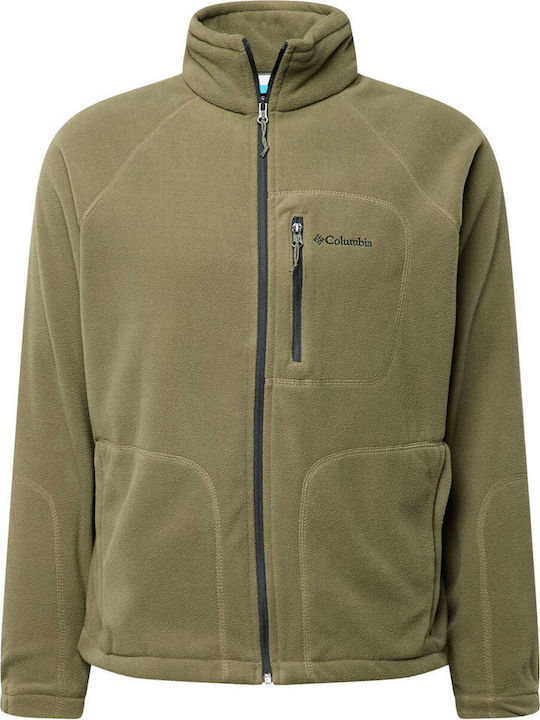 Columbia Fast Trek II Full Men's Fleece Jacket Stone Green