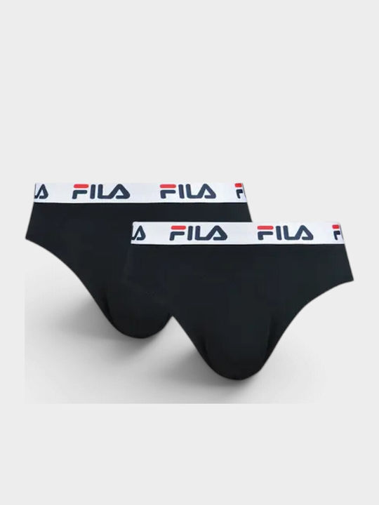 FILA Urban Herren-Slips Schwarz 2er-Pack