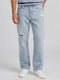 Herrenjeans Regular Straight Fit Blau