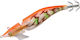 Daiwa Emeraldas Amorous Joint Fluorescent Squid Jig Glow Orange Shrimp, 3.5