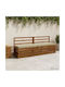vidaXL Green Garden Bench Cushion 2 pcs 200x40 cm
