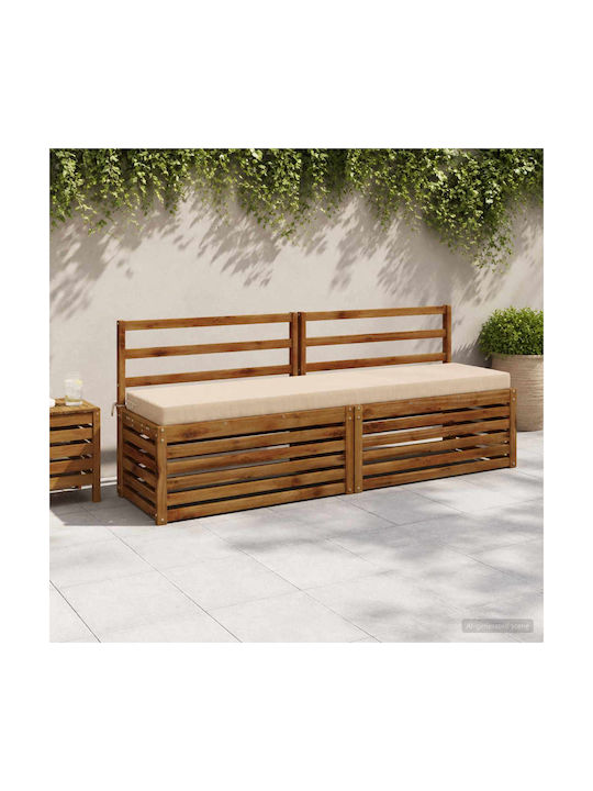 vidaXL Gartenbankkissen Soest Creme 2 Stk. 170 ...