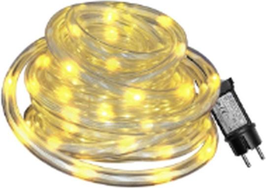 Christmas Tube Light 200 Warm White Bulbs with Programs 10m IP44