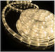 220V Warm White Rope Light with Programs 20m IP20