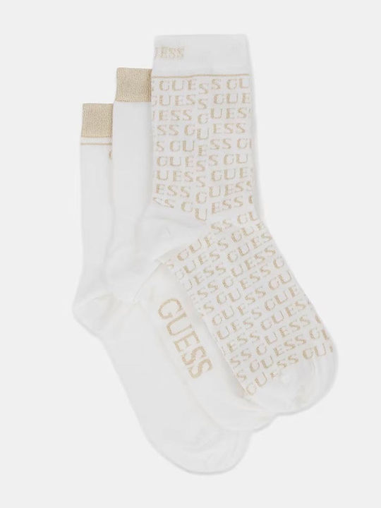 Guess Women's Socks Cream 3 Pack
