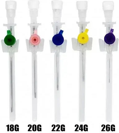 I.V. Catheters Cannula Wings Injection Port Serix 100 Pieces 26G