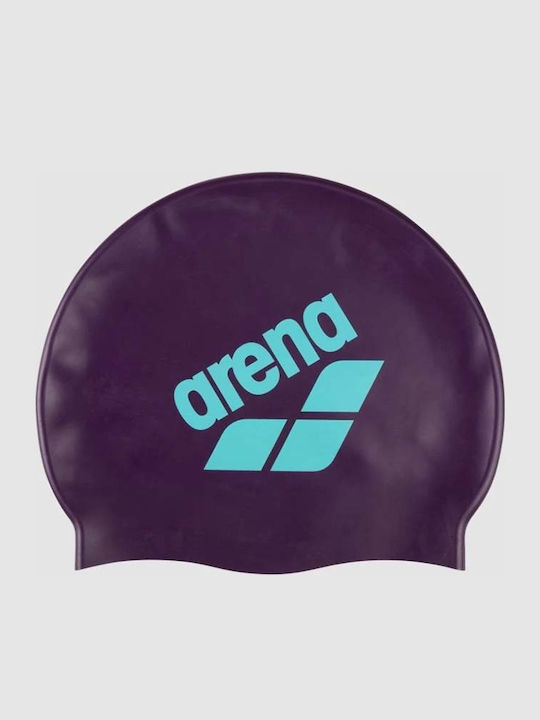 Arena Adult Bigo Logo Silicone Swim Caps Μωβ 00...