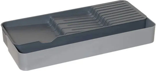 5Five Organizator Pentru Tacâmuri De Sertar Cu Compoziție Modulară Din Plastic 14.7x39x5.2cm Gri