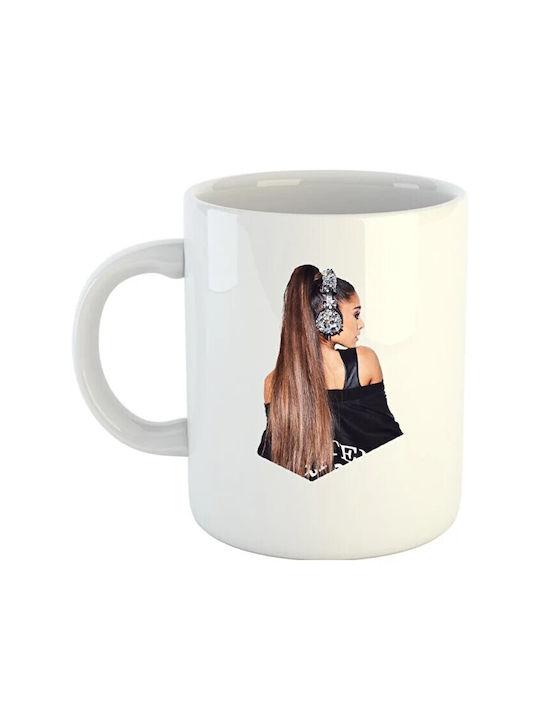 Ariana Cană Ceramică Albă 330 ml