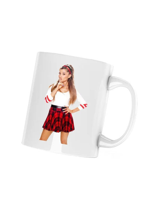 Ariana Cană Ceramică Albă 330ml