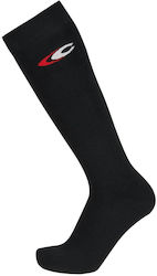 Lange Baumwollsocken Schwarz Baden Cofra