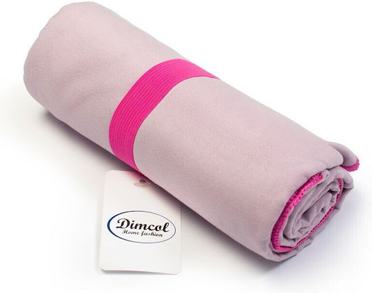 Dimcol Microfiber Face Towel 200gr/m² Fuchsia 80x50cm