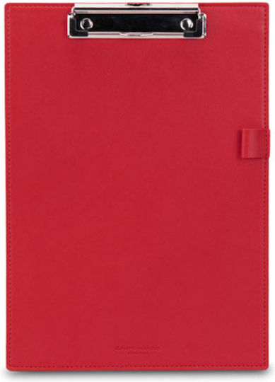 Campo Marzio Conference Clipboard with Clip for A4 Paper Red