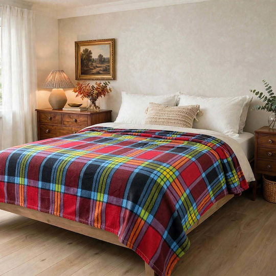 Go Smart Home Fleece Blanket Double 220x240 cm Multicolour
