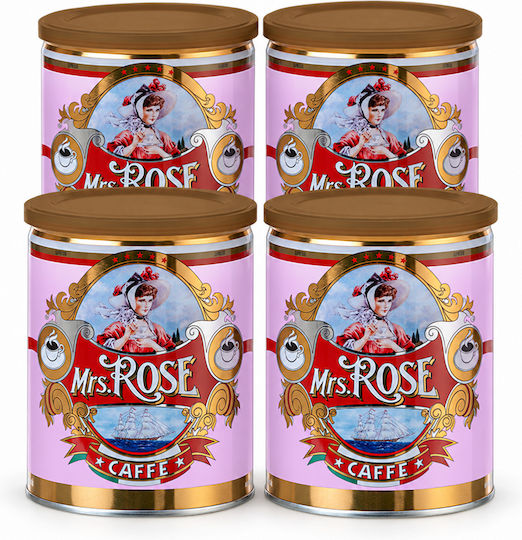 Καφές Espresso Mrs Rose 4 X 250g Αλεσμένος Καφές