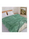 SpitiBazaar Single Velvet Blanket 160x240 cm Mint Green