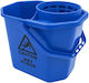 IPC Pulex Plastic Bucket with Wringer 12 L Capacity Blue