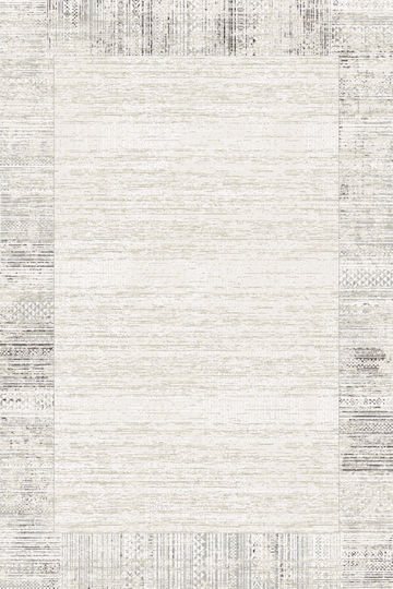 Klonaras York Modern Rectangular Rug White Vison 133x190cm