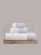 Rythmos 3-Piece Bath Towel Set Sand White Grey 500 g/m² Weight