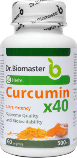 Dr. Biomaster Куркумин 60 Растителни Капсули Dr. Biomaster
