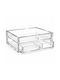 Femmit Transparent 2-Drawer Organizer 22x18x9cm – Organizing Cosmetics, Jewelry, Office Supplies & Small Items