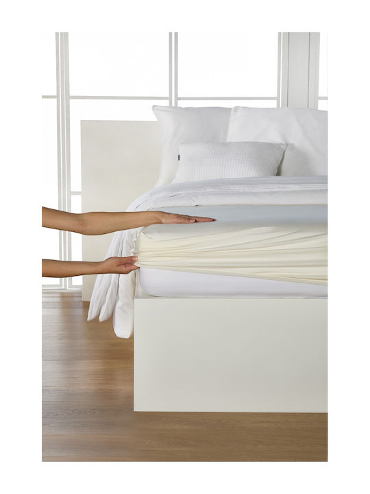 Living Home Чаршаф за Boxspring King Size с Лас...